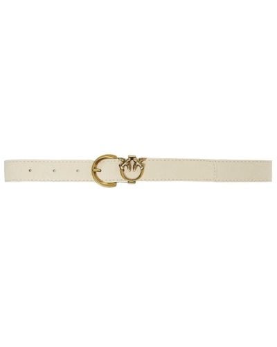 Pinko Cinturones blancos para mujeres - Metálico