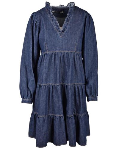 Love Moschino Short Dresses - Blue