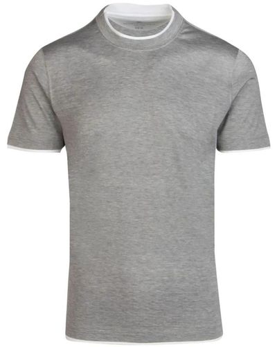 Brunello Cucinelli T-Shirts - Grey