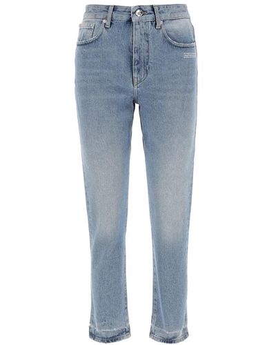 Off-White c/o Virgil Abloh Jeans skinny - Bleu