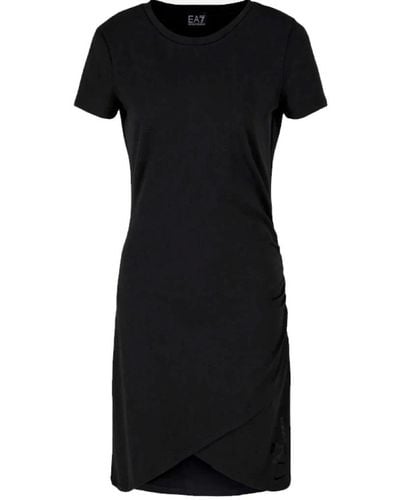 EA7 Short Dresses - Black