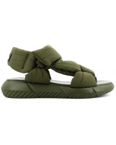 Elena Iachi Shoes > sandals > flat sandals - Vert
