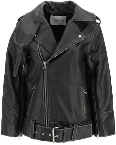 By Malene Birger Leather jackets - Negro