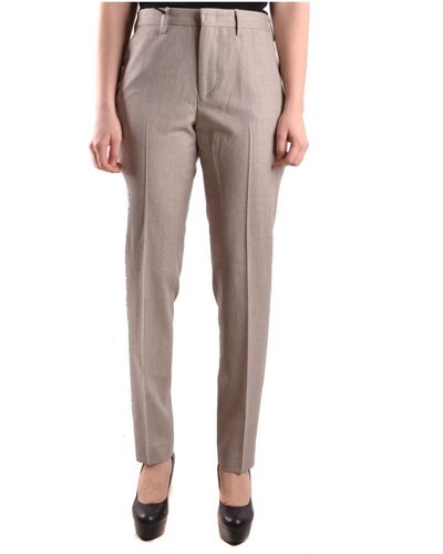 PT Torino Trousers > slim-fit trousers - Gris