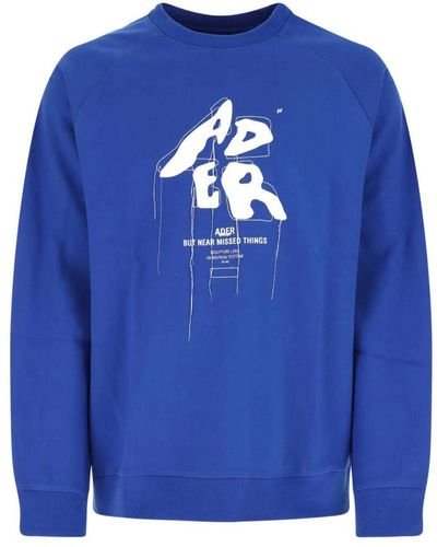 Adererror Elektrisch blauer sweatshirt