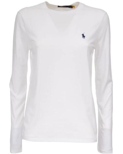Polo Ralph Lauren Long Sleeve Tops - White