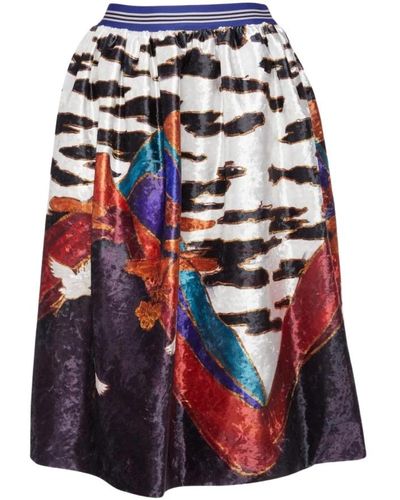 Stella Jean Midi Skirts - Multicolour