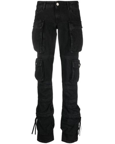The Attico Cargo essie schwarze jeans