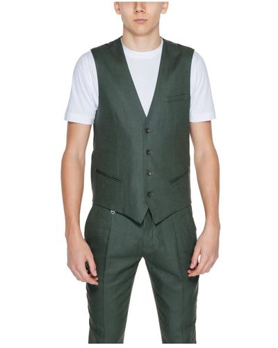 Antony Morato Suit Vests - Green