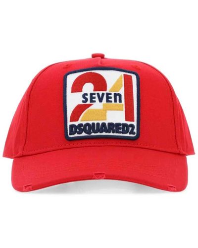 DSquared² Stylische kappe für modebewusste männer dsqua2 - Rot
