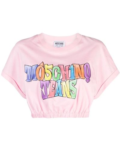 Moschino Rosa t-shirts und polos - Pink
