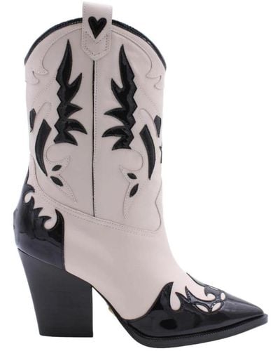 Lola Cruz Shoes > boots > cowboy boots - Gris