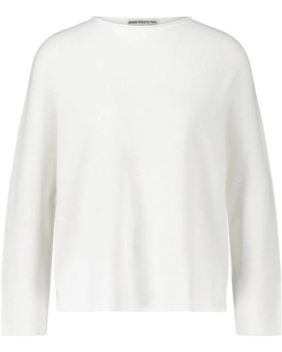 DRYKORN Oversized pullover mimas maglia leggera - Bianco