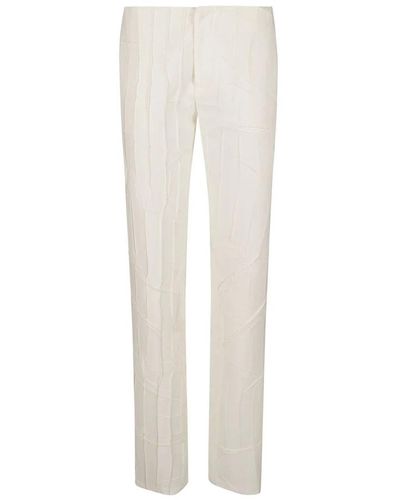 Blumarine Slim-Fit Pants - White