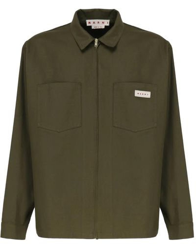 Marni Light jackets,casual shirts - Grün