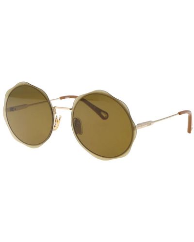 Chloé Stylische sonnenbrille ch0202s - Gelb