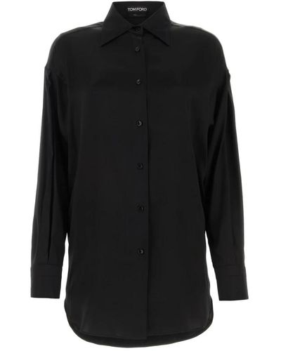 Tom Ford Stylische hemden - Schwarz