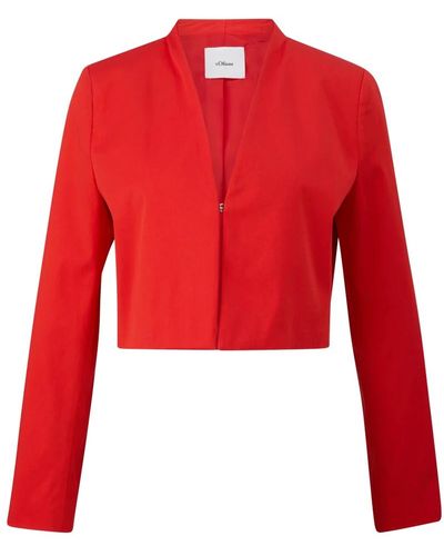 S.oliver Elegante indoor blazer - Rosso