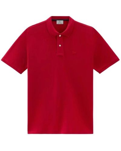 Woolrich Tops > polo shirts - Rouge
