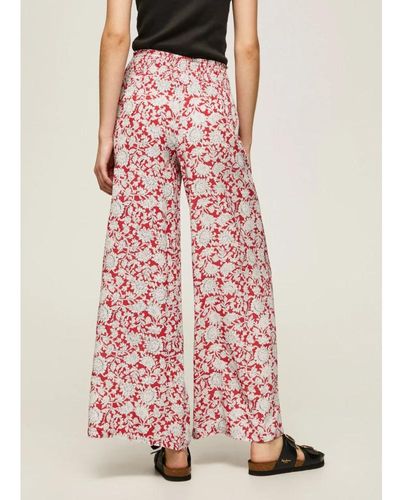 Pepe Jeans Wide Trousers - Pink
