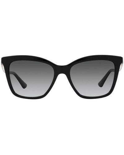 BVLGARI Occhiali da sole polarizzati cat-eye con montaturaera - Nero