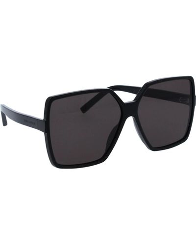 Saint Laurent Stilvolle sonnenbrille für modebewusste frauen - Schwarz