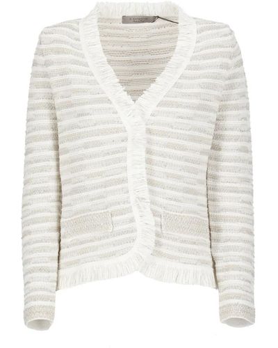 D.exterior Knitwear > cardigans - Blanc