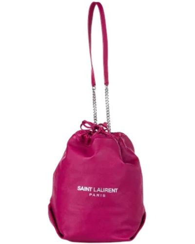 Saint Laurent Pre-owned > Pre-owned Bags > Pre-owned Bucket Bags - Roze