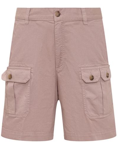 The Seafarer Bermuda shorts con tasche e chiusura - Viola