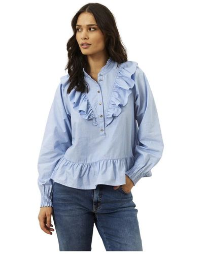 iN FRONT Blouses - Blue