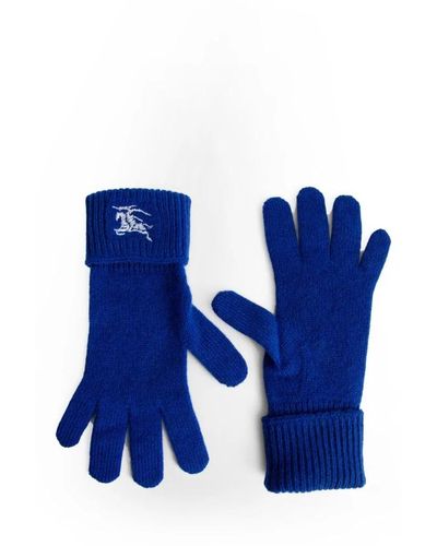 Burberry Accessories > gloves - Bleu