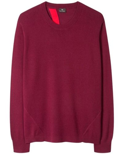 PS by Paul Smith Open Back Sweater - Rot