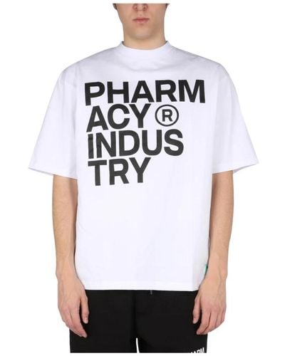 Pharmacy Industry Logo print t-shirt - Bianco