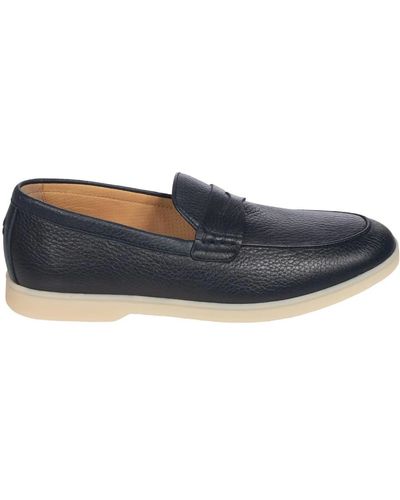 Henderson Shoes > flats > loafers - Bleu