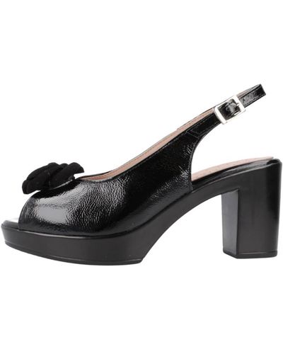 Pitillos Shoes > sandals > high heel sandals - Noir