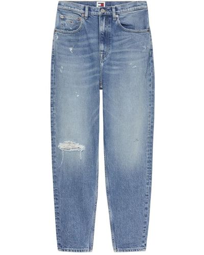 Tommy Hilfiger Jeans mom denim chiaro - Blu