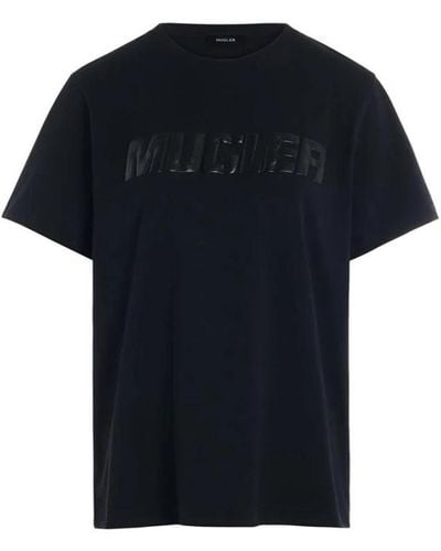 Mugler T-Shirts - Black