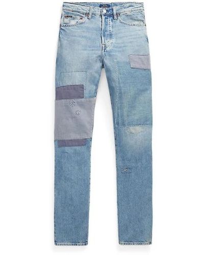 Ralph Lauren Stylische denim jeans für männer - Blau