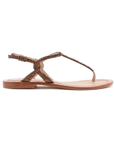 Maliparmi Flat sandals - Mettallic