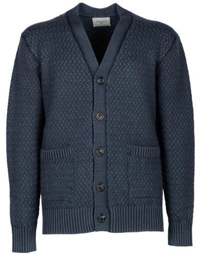 Circolo 1901 Cardigan blu notte in lana vergine