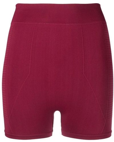 Rick Owens Fuchsia Shorts mit hoher Taille - Lila