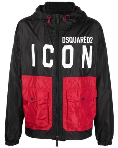 DSquared² Light Jackets - Red