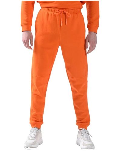 Calvin Klein Bequeme fleece-innenjogger - Orange