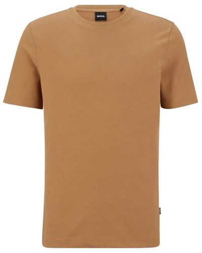 BOSS T-Shirts - Brown