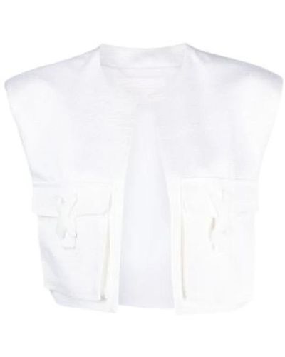 Genny Jackets > vests - Blanc