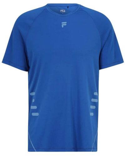 Fila Kurzarm rundhals logo t-shirt - Blau