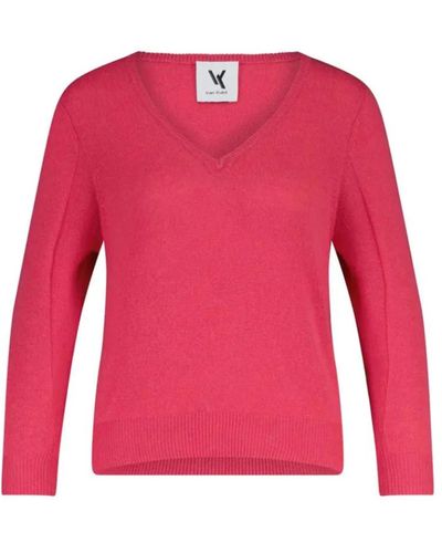 Van Kukil Knitwear > v-neck knitwear - Rose