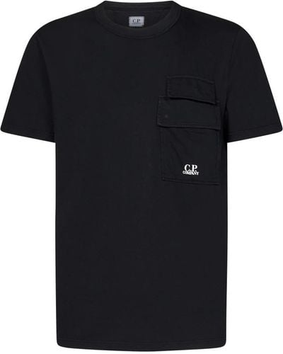 C.P. Company T-Shirts - Black