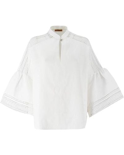Ermanno Scervino Blouses & shirts > blouses - Blanc