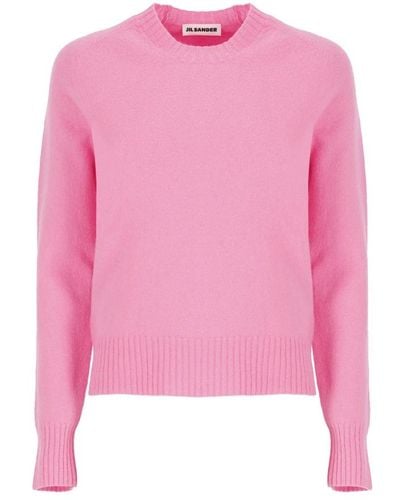 Jil Sander Round-Neck Knitwear - Pink